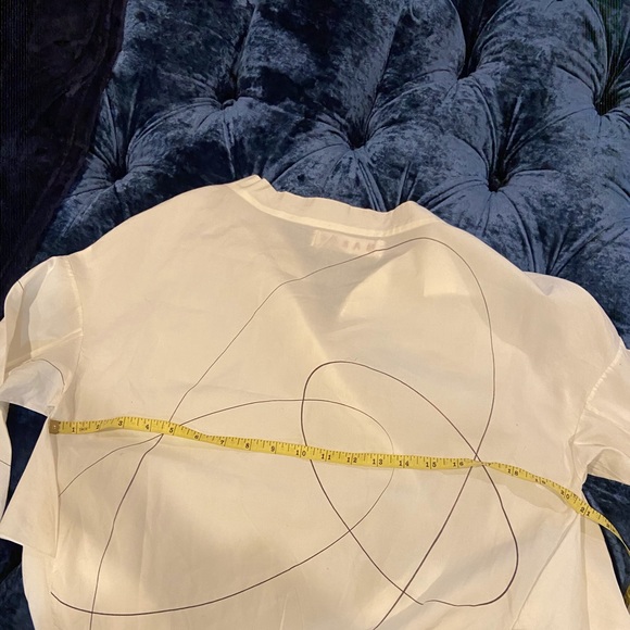 MARNI off white blouse top cotton Italy Sz4-6 - Picture 11 of 16